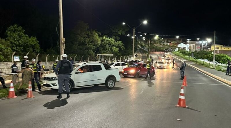 Blitz da Lei Seca em Várzea Grande resulta na prisão de 12 motoristas por embriaguez ao volante