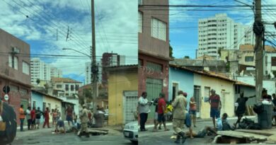 Acidente em Cuiabá: Tampa de bueiro cai e deixa dois homens feridos