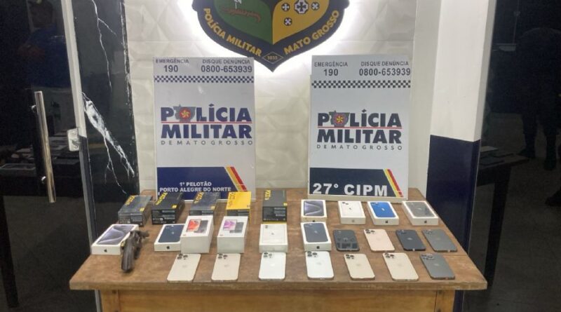 Assaltante de loja de celulares em Confresa morre após confronto com PMs em aldeia