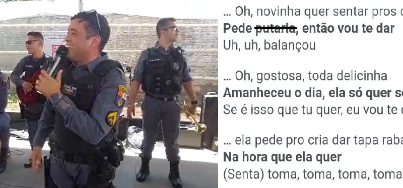 Polêmica na Escola Militar: Banda da PM toca música com teor sexual, gerando controvérsia; Comandante emite nota e toma medidas