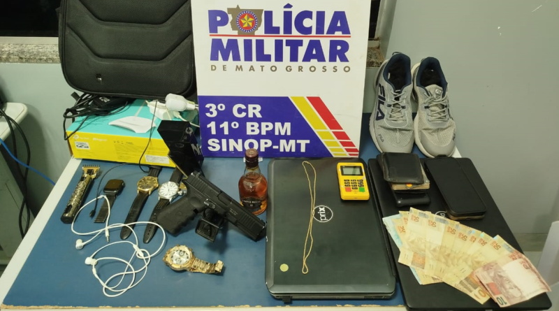 Polícia Militar prende suspeito, apreende adolescente e recupera veículos roubados