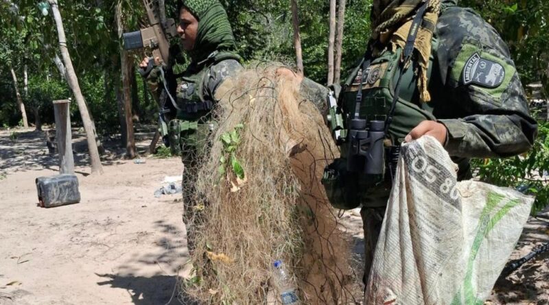 Fiscalização contra pesca predatória na região do Araguaia apreende armas de fogo, redes e tarrafas