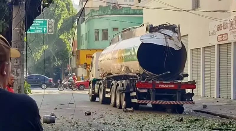 Explosão de Caminhão-Tanque Assusta Vila Isabel e Causa Danos – Veja o vídeo