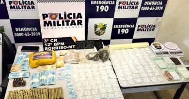 Polícia Militar prende membro de facção criminosa com drogas, munições e R$ 8,3 mil em dinheiro