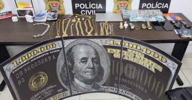 Polícia Civil apreende 128 mil reais e 31 mil dólares em notas falsas com influenciadores