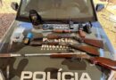Força Tática apreende quatro armas de fogo escondidas em poço em zona rural