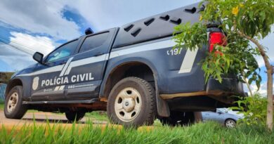 Polícia Civil apreende arma e prende suspeito de ameaçar ex-companheira em Nobres