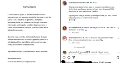 Bolsonaro é afastado das atividades por um mês e seguirá em repouso absoluto por orientação médica