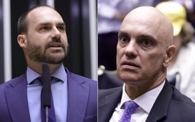 Eduardo Bolsonaro tenta excluir Barroso e Gilmar de sanções via ‘Magnitsky’ para isolar Moraes