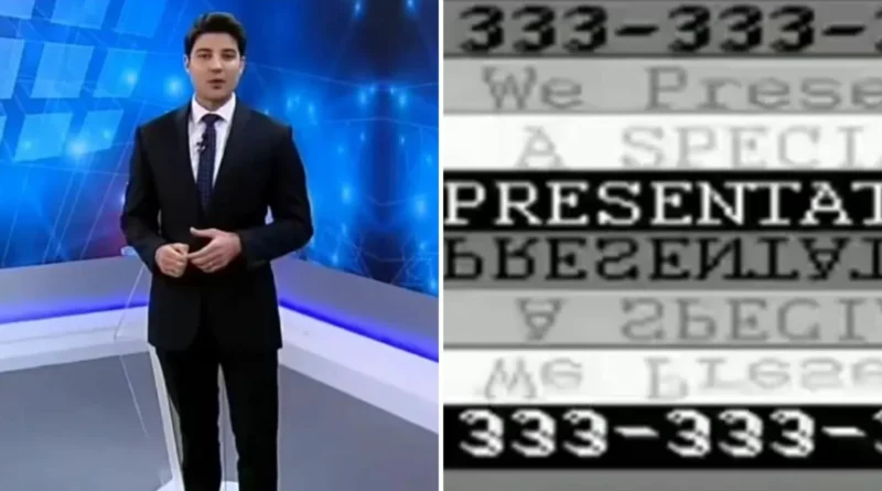 Record investiga invasão com vídeo enigmático durante telejornal