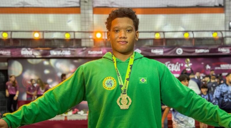 Após ser campeão pan-americano, atleta do programa de bolsas do Governo de MT disputa Mundial de Wrestling