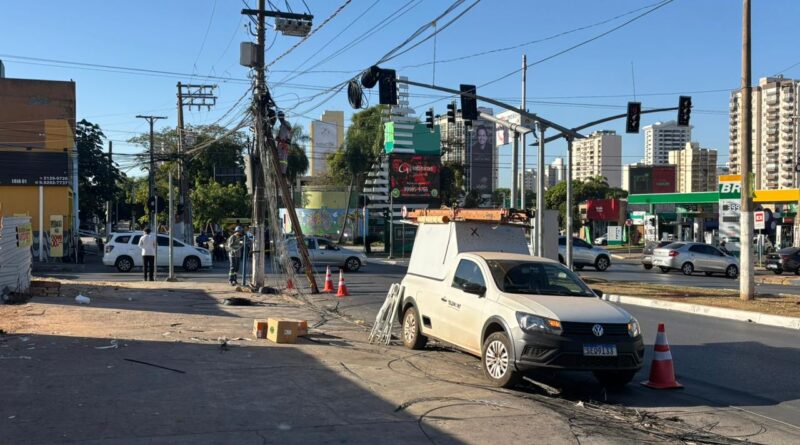Explosão em rede elétrica prejudica internet em unidades de Saúde de Cuiabá