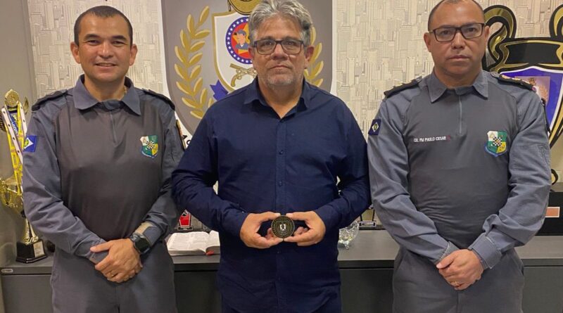A Homenagem do 1º Comando Regional da Polícia Militar ao Presidente da Feconseg-MT