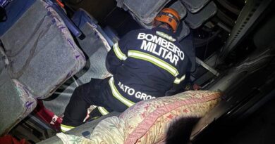 Bombeiros socorrem 34 vítimas em grave acidente na Serra de São Vicente