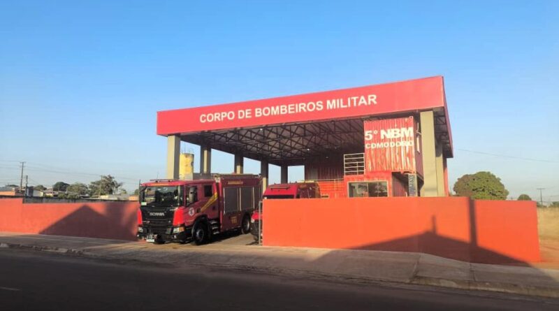 Corpo de Bombeiros inaugura nova unidade em Comodoro nesta segunda-feira (18)