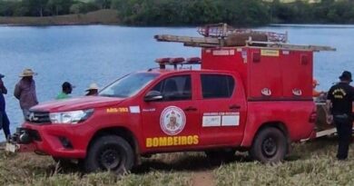 Bombeiros localizam corpos de pescadores que se afogaram em lago de represa