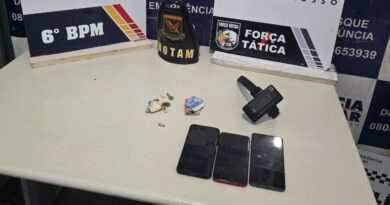 Trio é preso pela Polícia Militar após denúncia de tentativa de homicídio em Cáceres