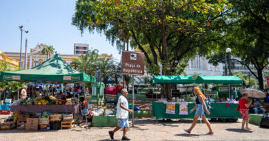 Feira da Agricultura Familiar movimenta a Praça da República nesta segunda