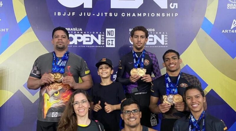 Alunos do Projeto de Jiu-Jitsu da Rotam conquistam 11 medalhas em campeonato internacional