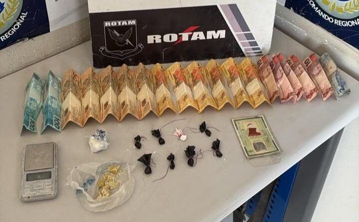 Rotam prende homem foragido da Justiça por tráfico de drogas em Cuiabá Rotam prende homem foragido da Justiça por tráfico de drogas em Cuiabá