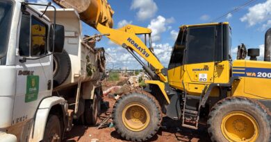 Operação de 3 dias elimina bolsões de lixo em Cuiabá