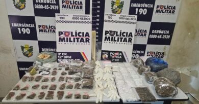 Força Tática prende três faccionados por tráfico de drogas em Sorriso