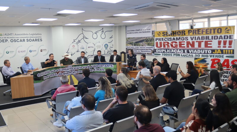 ALMT realiza audiência pública em Lucas do Rio Verde para debater impactos da BR-163 ALMT realiza audiência pública em Lucas do Rio Verde para debater impactos da BR-163